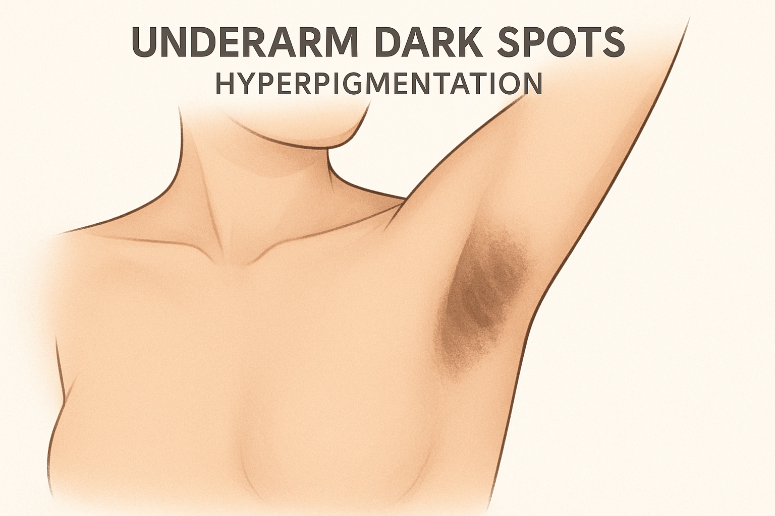 underarm dark spot